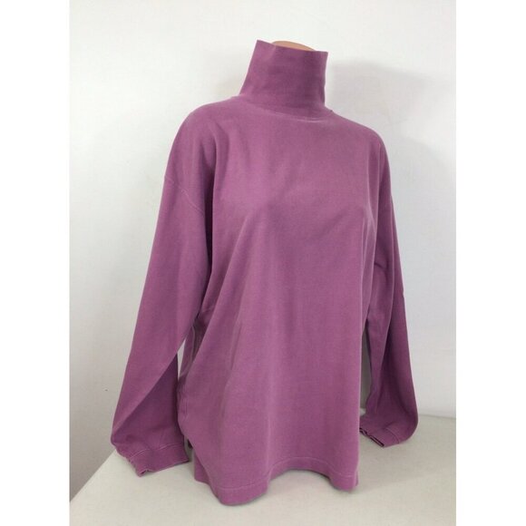 Cuffys of Cape Cod Vintage Turtleneck Top Womens Large - Picture 1 of 6